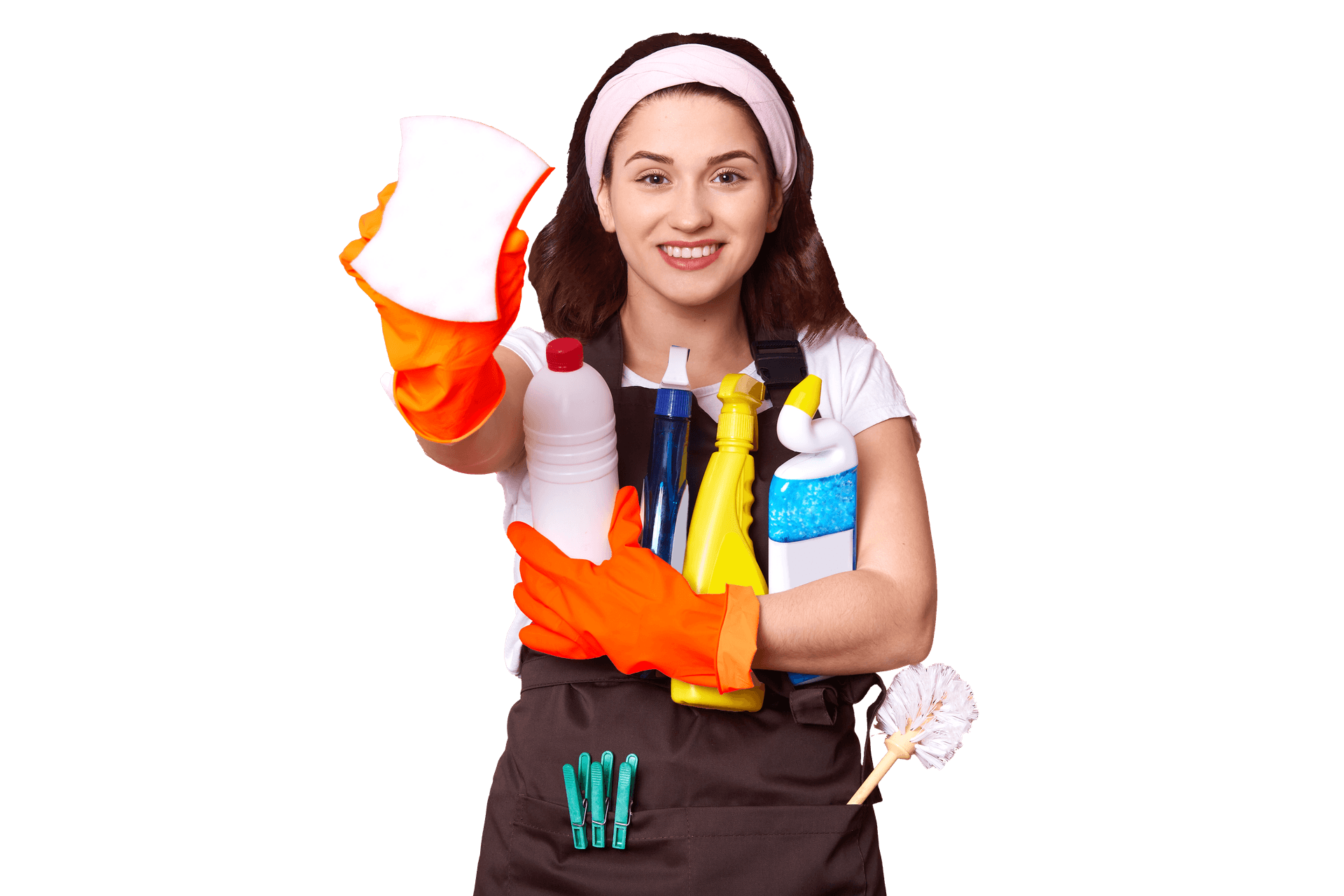 image of Professional Home Cleaners in Nepean wearing cleaning clothes