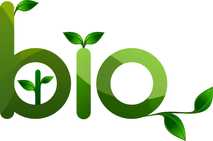 Bio Organic Green Leaf Logo