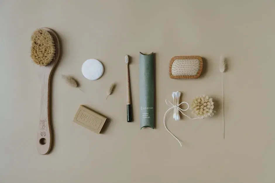 Eco-friendly cleaning products arranged on a clean kitchen counter — sustainable home cleaning guide