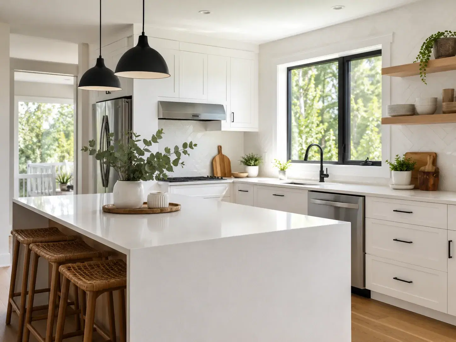 Clean and tidy home after a thorough room-by-room house cleaning
