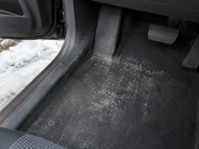 How to Remove Winter Salt Stains from Car Carpets?