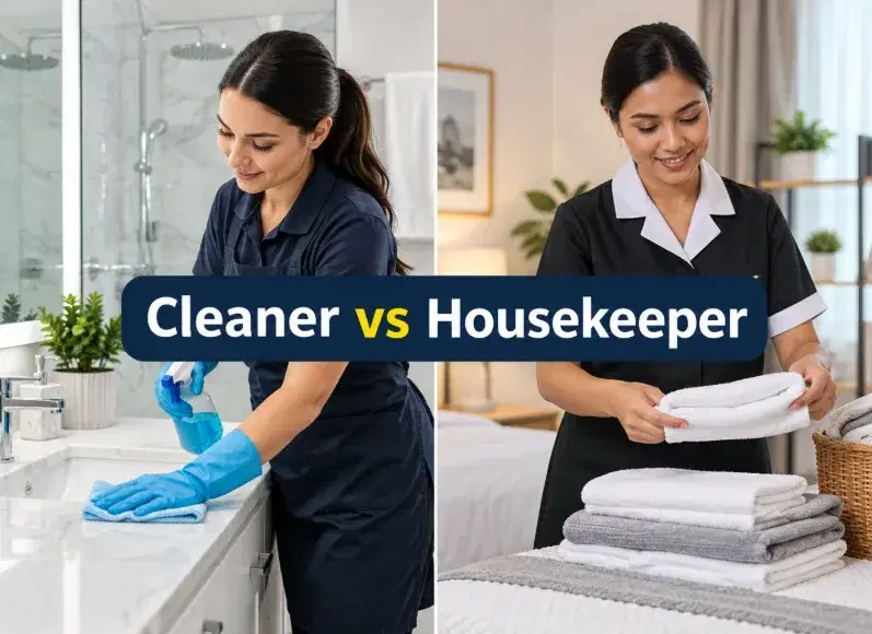 What's the Difference Between a Cleaner and Housekeeper?
