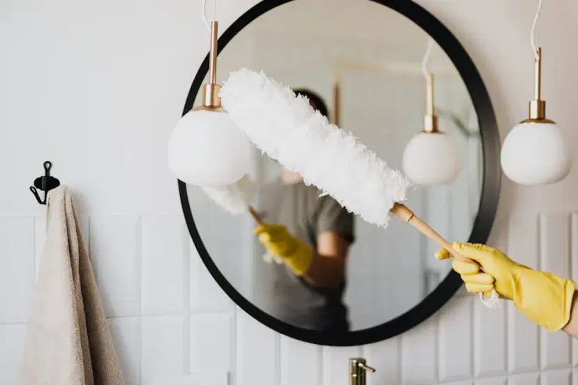High-quality stock photograph by Karola G perfect for articles about home, deep, cleaning, service