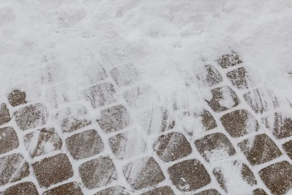 High-quality stock photograph by Karola G perfect for articles about avoid, slippery, driveways, walkways, winter
