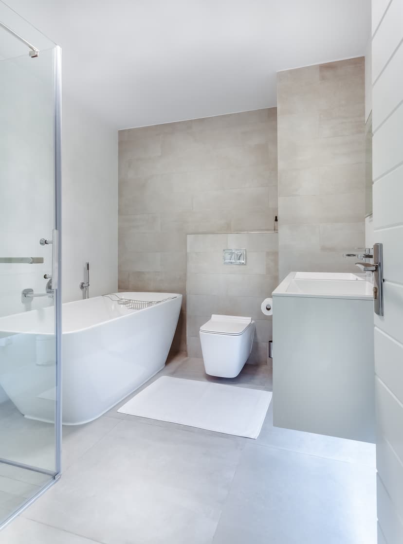 clean bathroom