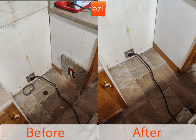previous home cleaning by our team sample