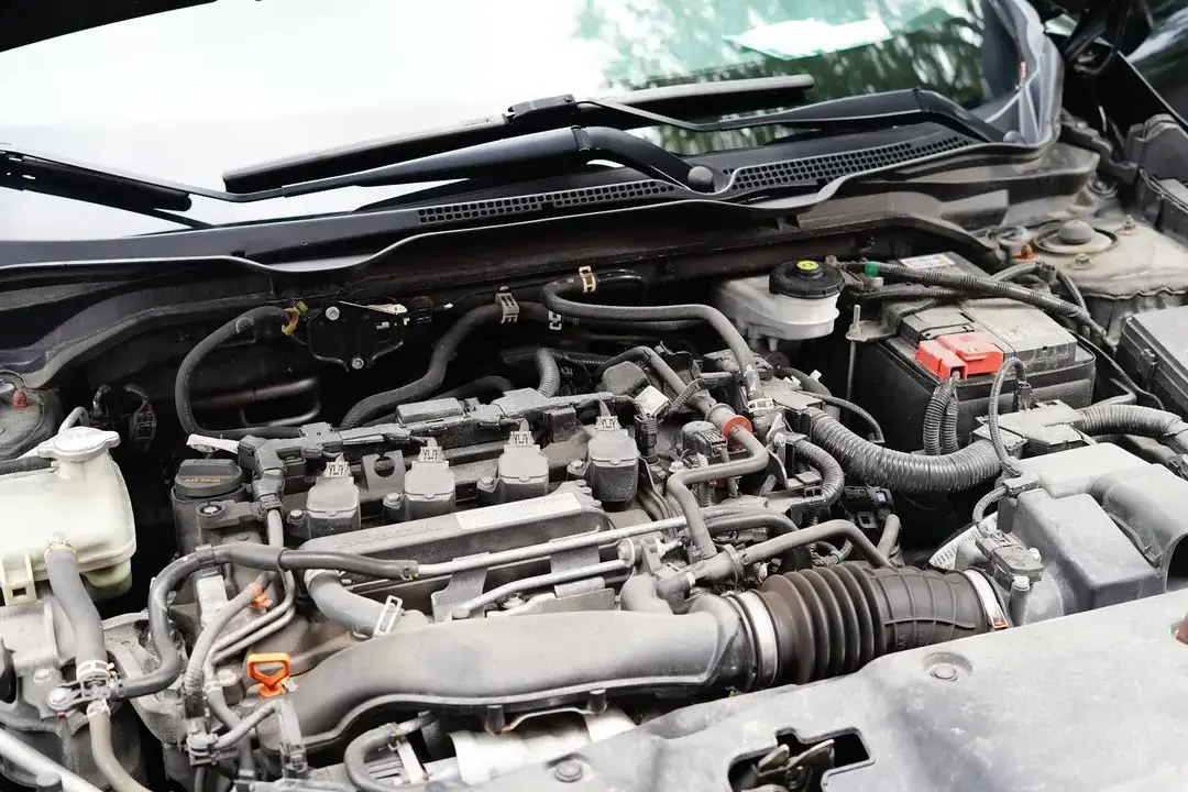 ottawa professional car detailing services of an engine bay after detailing